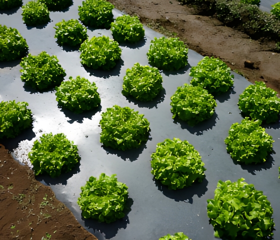 Пленка для мульчирования черная п/э 120 мкм 6х85 м